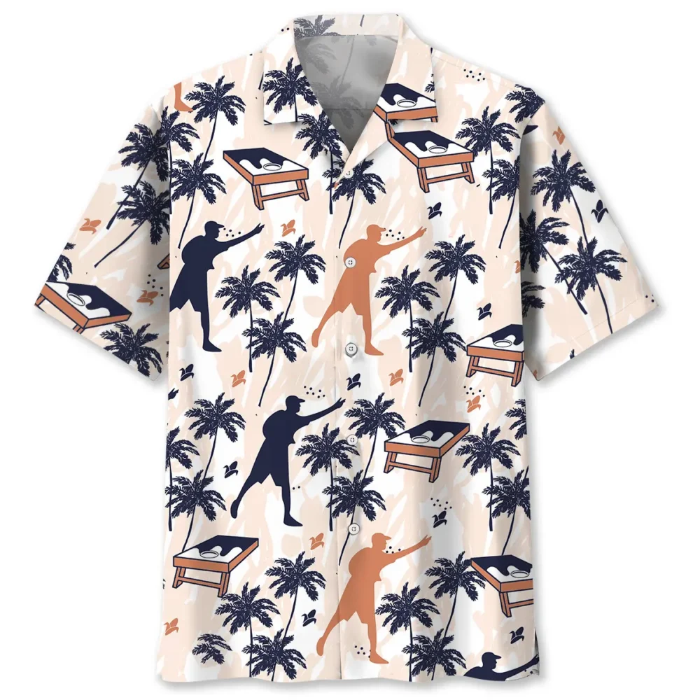Funny Cornhole Corn Tropical Hawaiian Shirt BS2763497 - Been Store