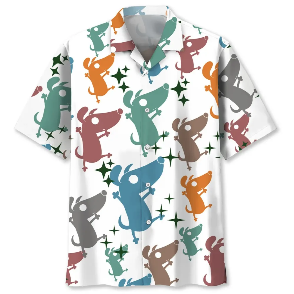 Funny Coward Dog Hawaiian Shirt BS2763460 - Been Store