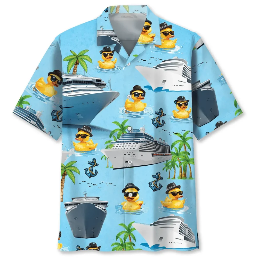 Funny Duck Cruise Hawaiian Shirt BS2763382 - Been Store