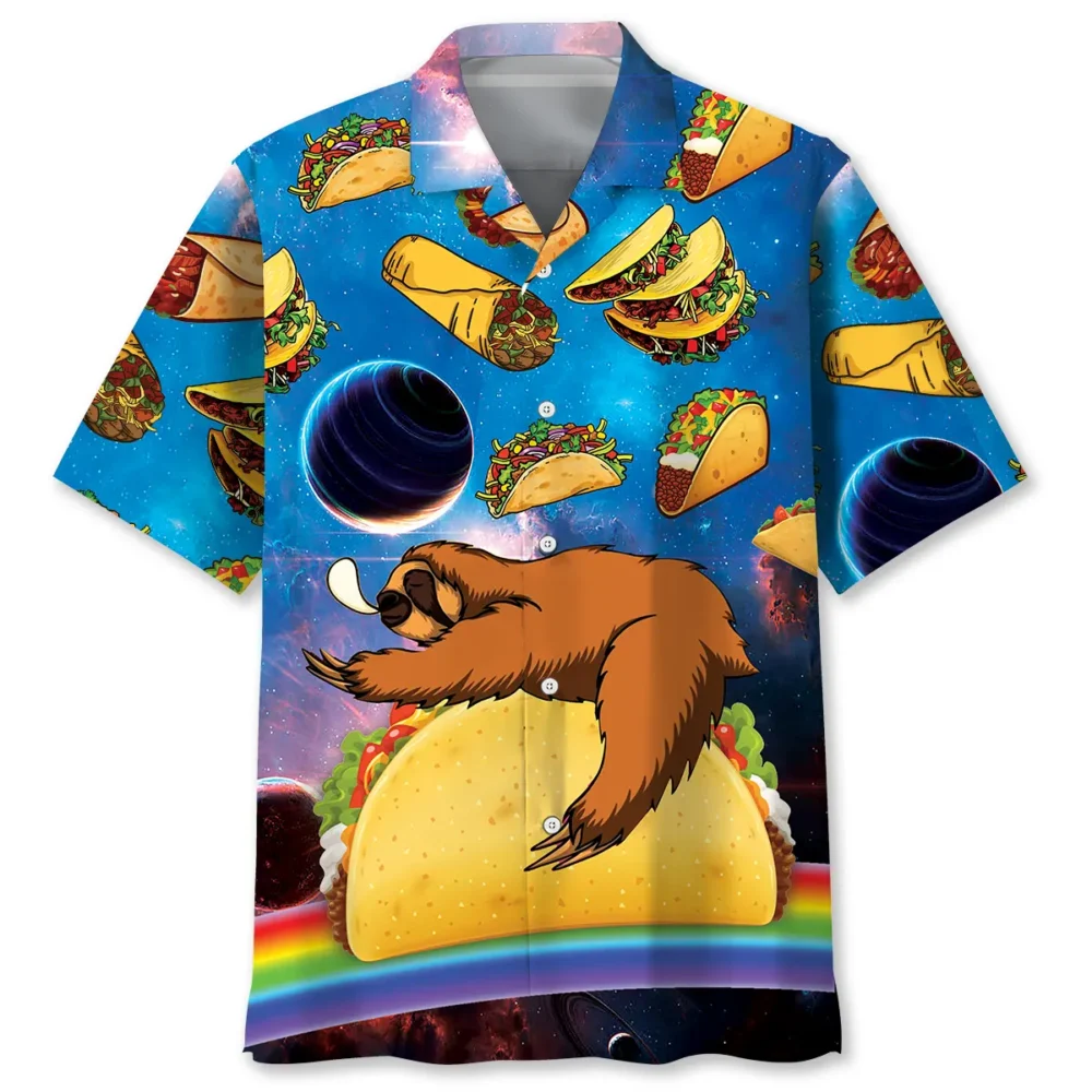 Funny Sloth Tacos Hawaiian Shirt BS2763141 - Been Store