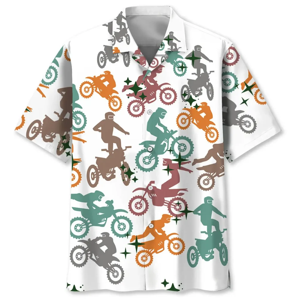 Funny Star Dirt Bike Shirt Hawaiian Shirt BS2763796 - Been Store