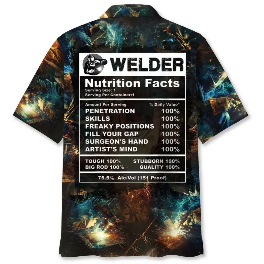 Funny Welder Nutrition Hawaiian Shirt BS2763678 - Been Store