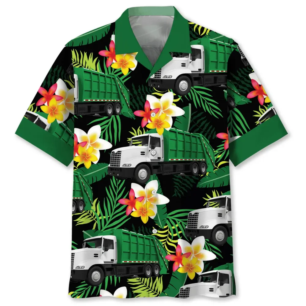 Garbage Truck Tropical Hawaiian Shirt BS2764003 - Been Store