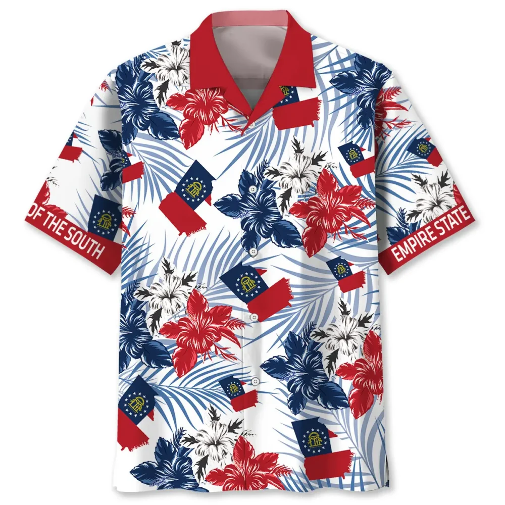 Georgia Proud State Hawaiian Shirt BS2763847 - Been Store