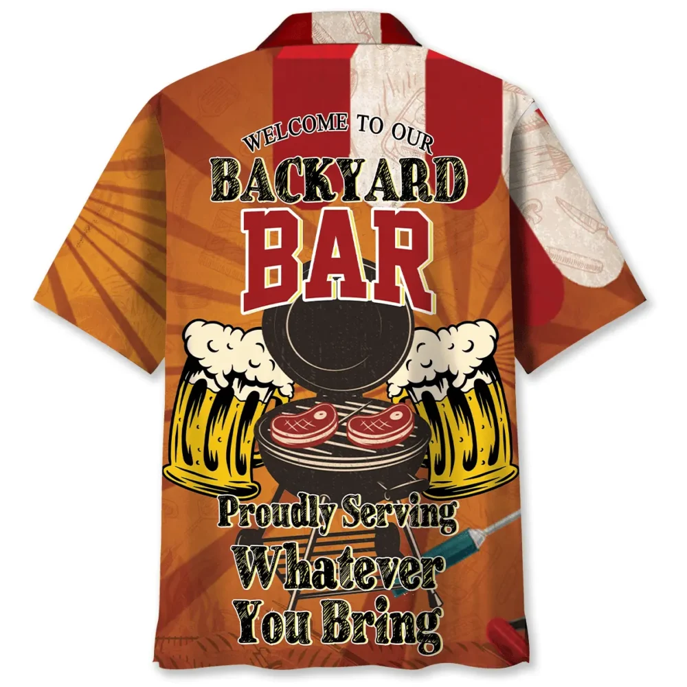 Grill Master Well Comeback To Our Backyard Bar Proud Hawaiian Shirt BS2763890 - Been Store