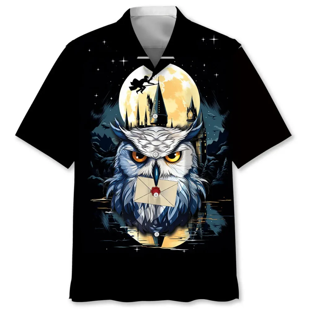 Hecwig Snowy Owl Art Hawaiian Shirt BS2763717 - Been Store