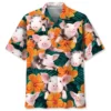 Hibicus Floral Pig Hawaiian Shirt BS2762973 - Been Store