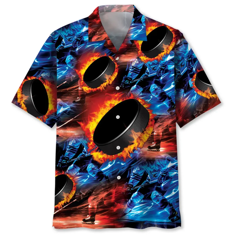 Hockey Puck Thunder Hawaiian Shirt BS2763983 - Been Store