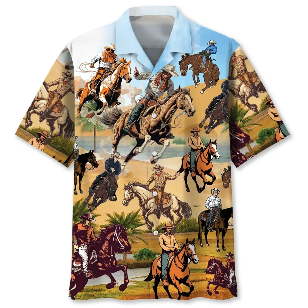 Horse Cowboy Hawaiian Shirt BS2763214 - Been Store