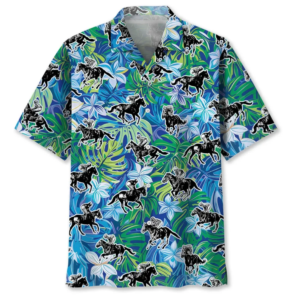 Horse Racing Lover Hawaiian Shirt BS2763372 - Been Store