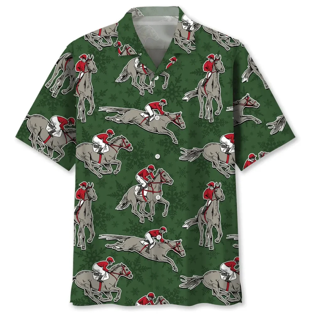 Horse Riding Christmas Hawaiian Shirt BS2763213 - Been Store