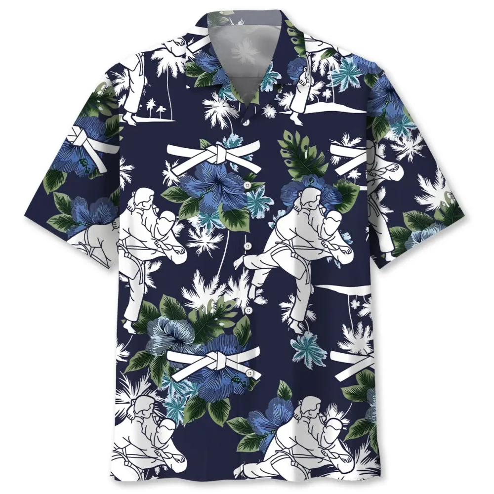 Judo Blue Nature Hawaiian Shirt BS2763670 - Been Store