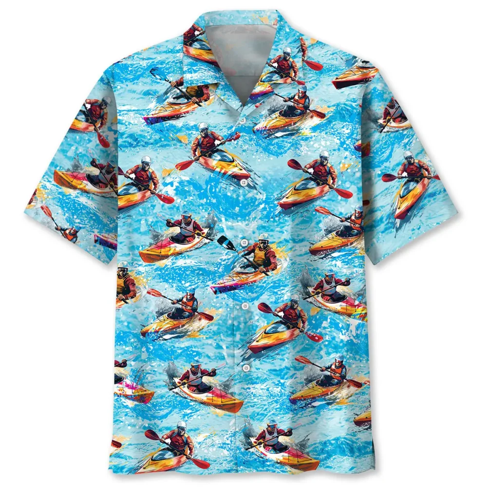Kayak Racing Hawaiian Shirt BS2763095 - Been Store