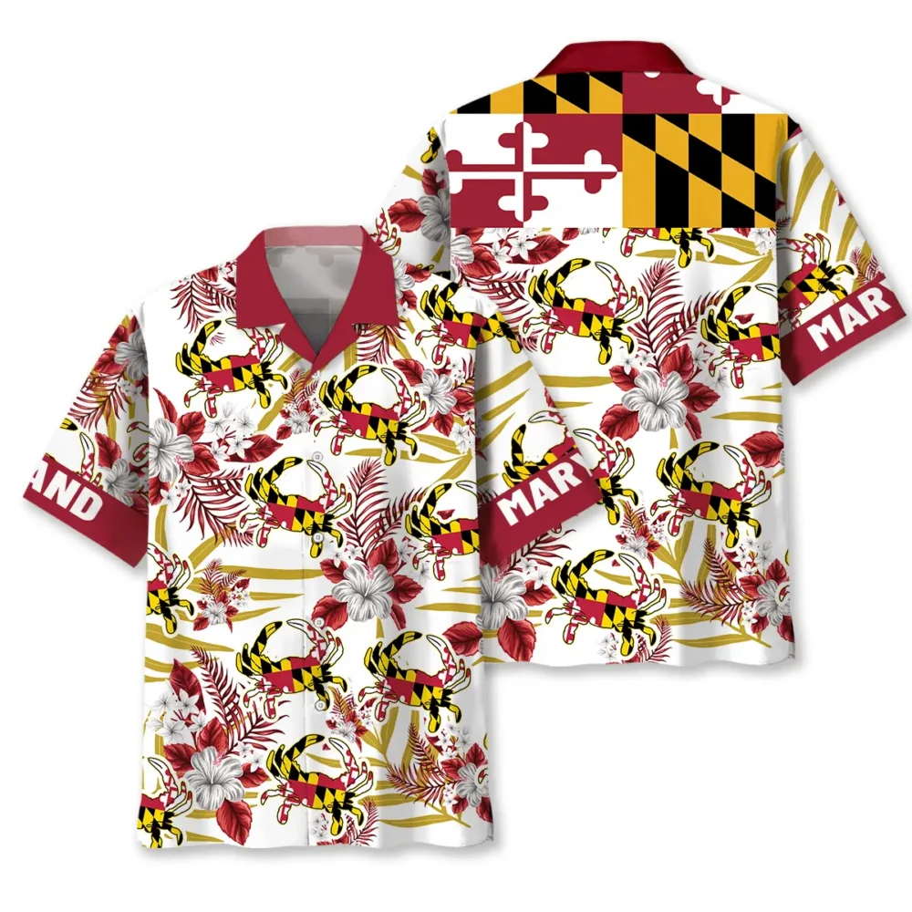 Maryland Proud Hawaiian Shirt BS2763841 - Been Store
