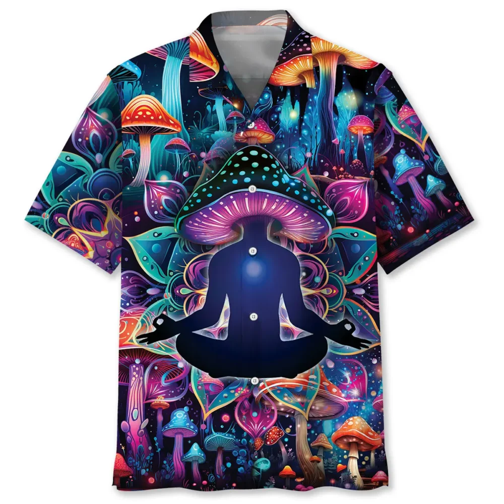 Meditation Mushroom Hawaiian Shirt BS2763222 - Been Store