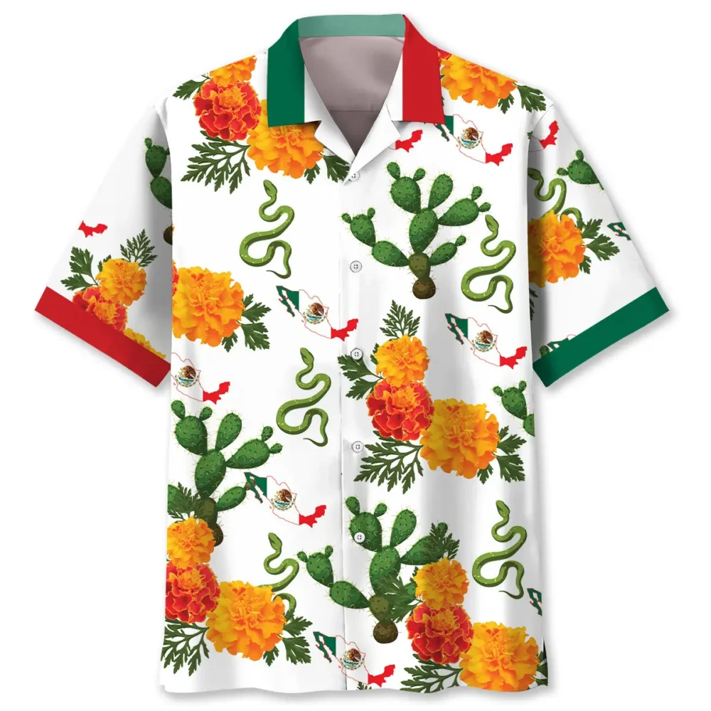 Mexico Cactus Hawaiian Shirt BS2763567 - Been Store