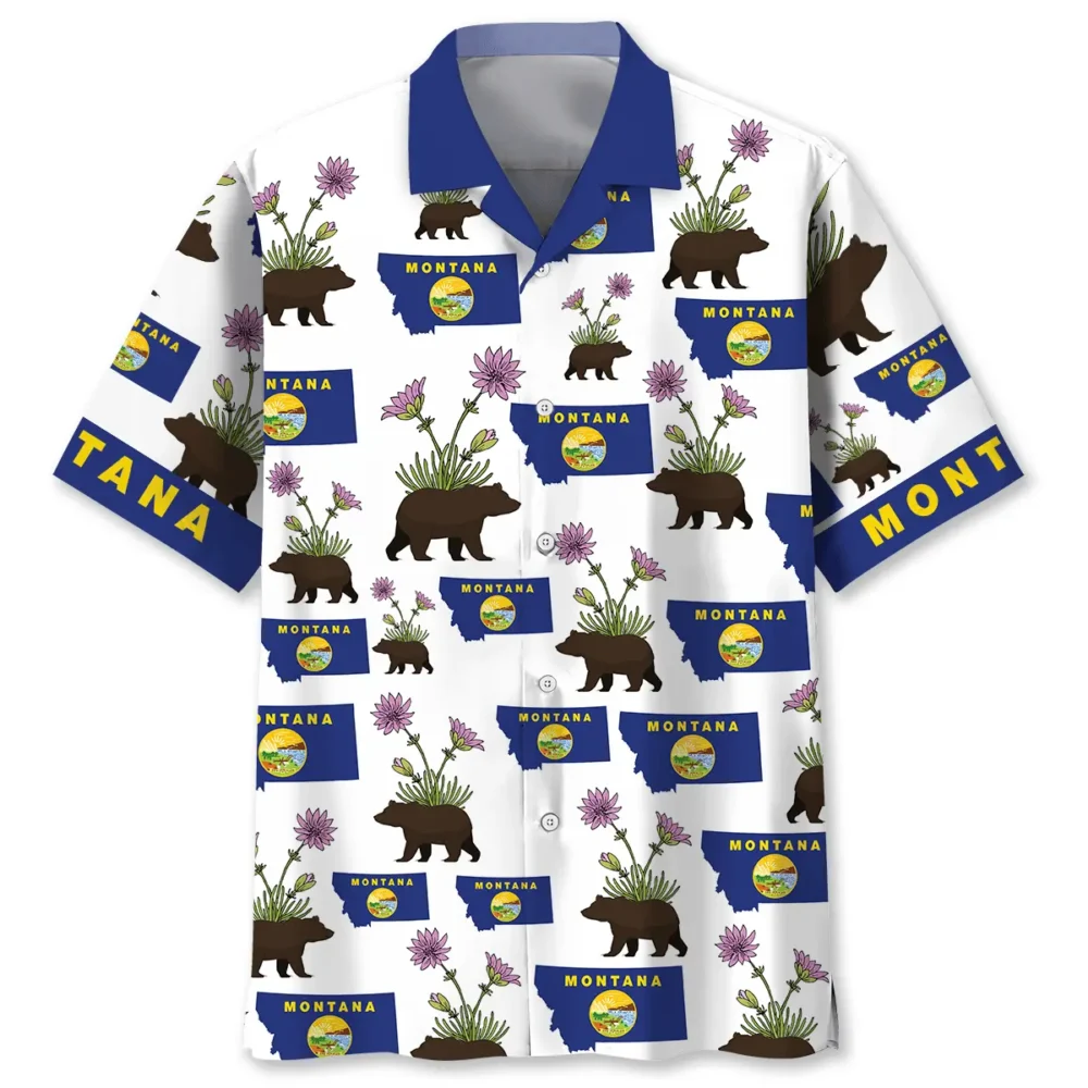 Montana State Proud Hawaiian Shirt BS2763807 - Been Store