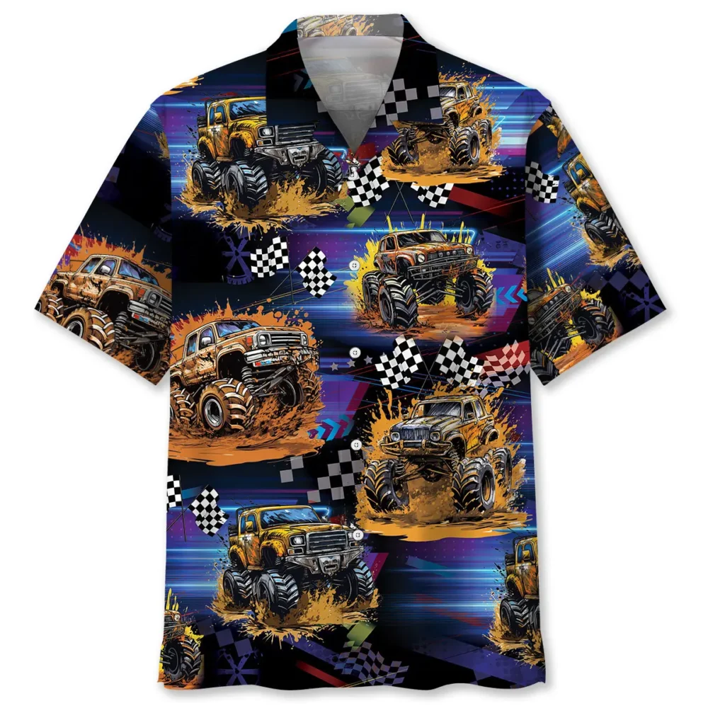 Mud Monster Truck Hawaiian Shirt BS2763115 - Been Store