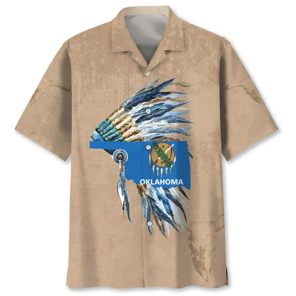 Native Oklahoma The Sooner State Proud Hawaiian Shirt BS2763876 - Been Store