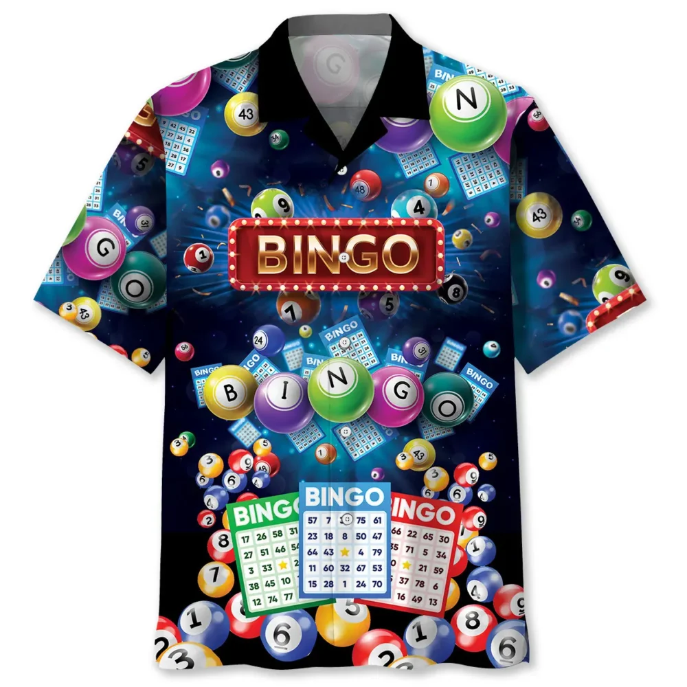 Neon Bingo Lover Hawaiian Shirt BS2763476 - Been Store