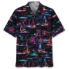 Neon Tropical Sailboat Hawaiian Shirt BS2763423 - Been Store