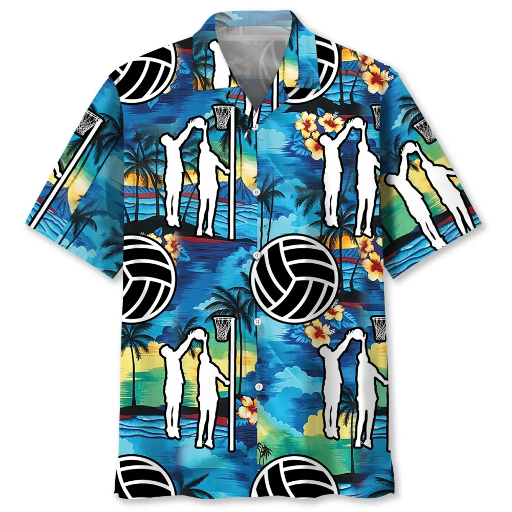 Netball Beach Hawaiian Shirt BS2763289 - Been Store