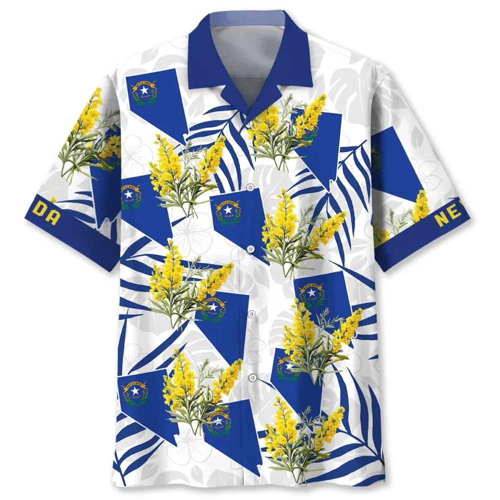 Nevada State Sagebrush Hawaiian Shirt BS2763775 - Been Store