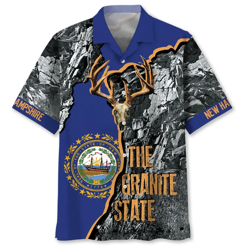 New Hampshire The Granite State Proud Hawaiian Shirt BS2763860 - Been Store