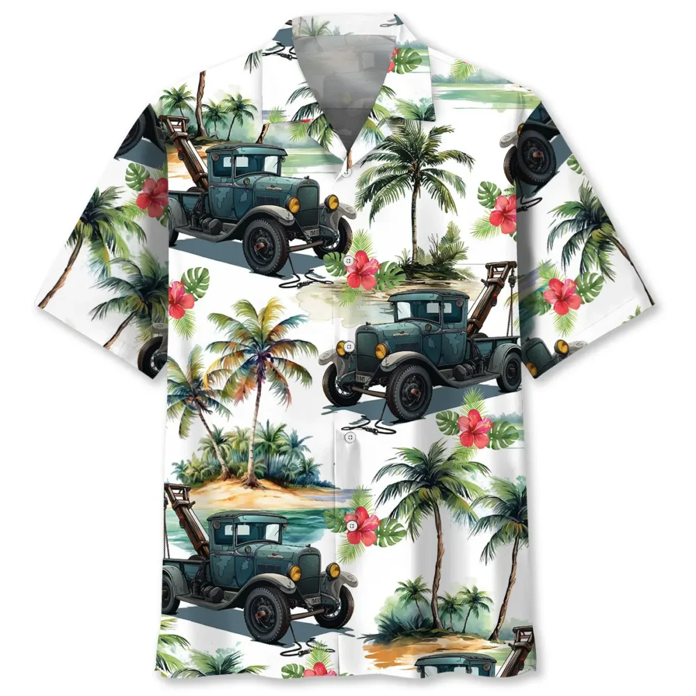 Old Tow Truck Hawaiian Shirt BS2763852 - Been Store