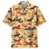 Orange Desert Horse Harness Racing Hawaiian Shirt BS2763356 - Been Store