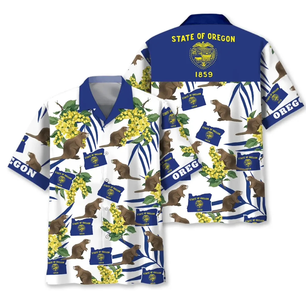 Oregon Proud Hawaiian Shirt BS2763837 - Been Store