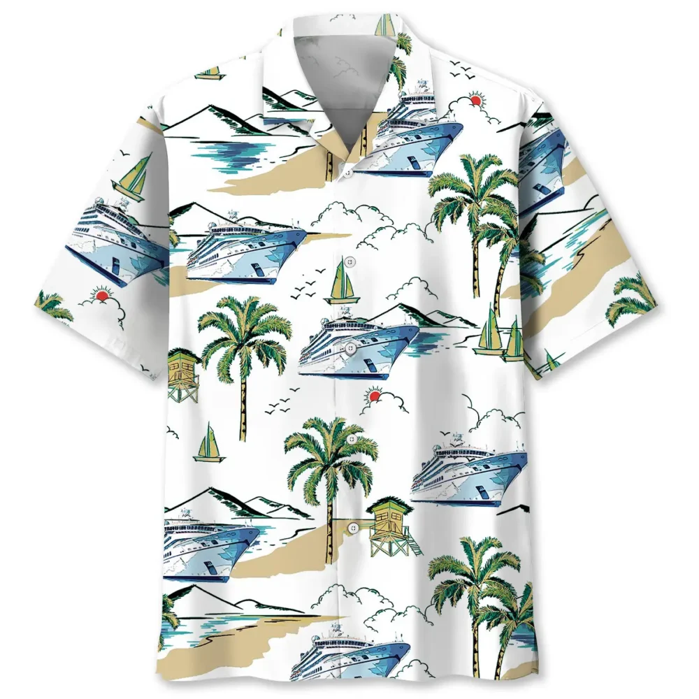 Palm Family Cruise Hawaiian Shirt BS2763398 - Been Store