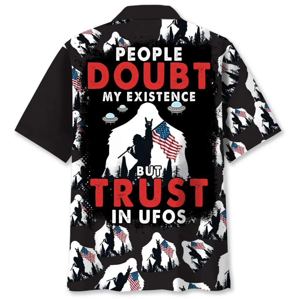 People Doubt My Existence Bigfoot Hawaiian Shirt BS2763462 - Been Store