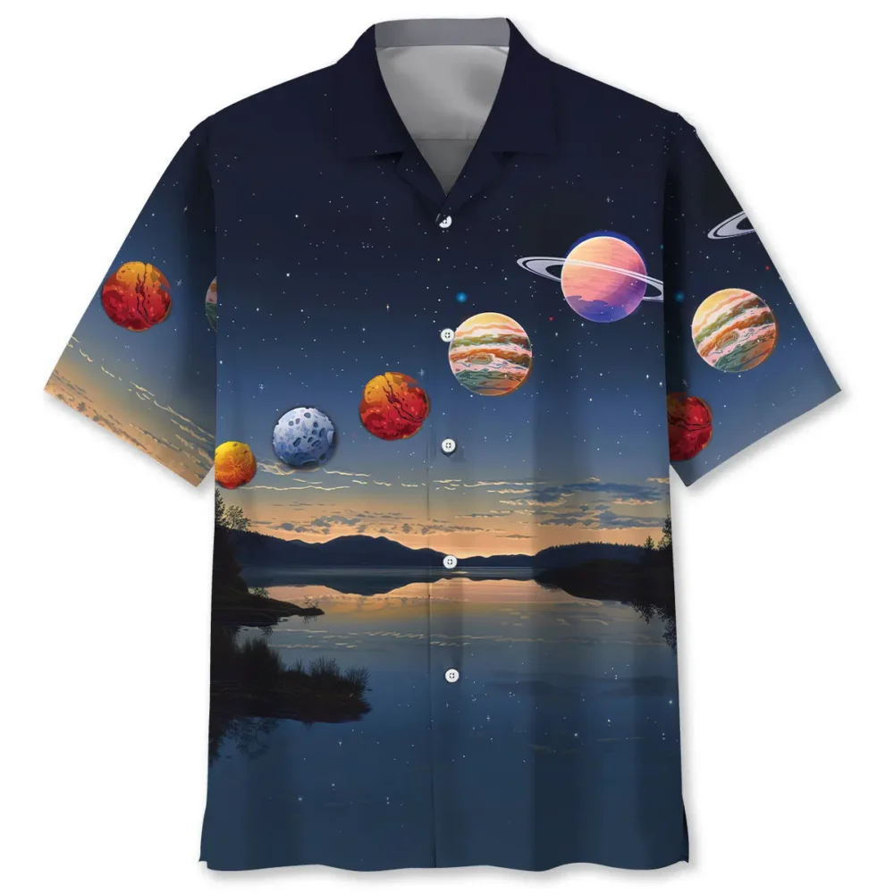 Planets Line Up Hawaiian Shirt BS2763784 - Been Store