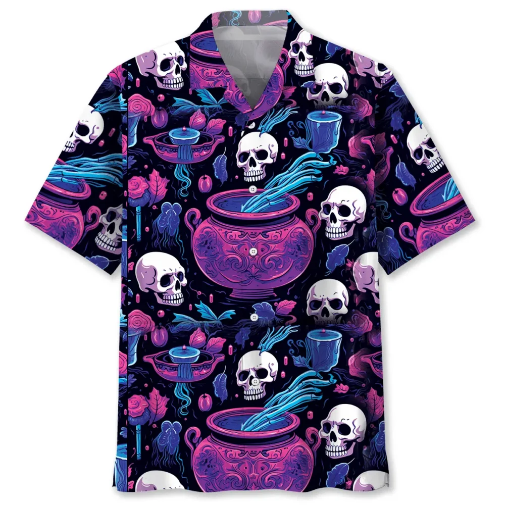 Poisoned Skull Hawaiian Shirt BS2763253 - Been Store