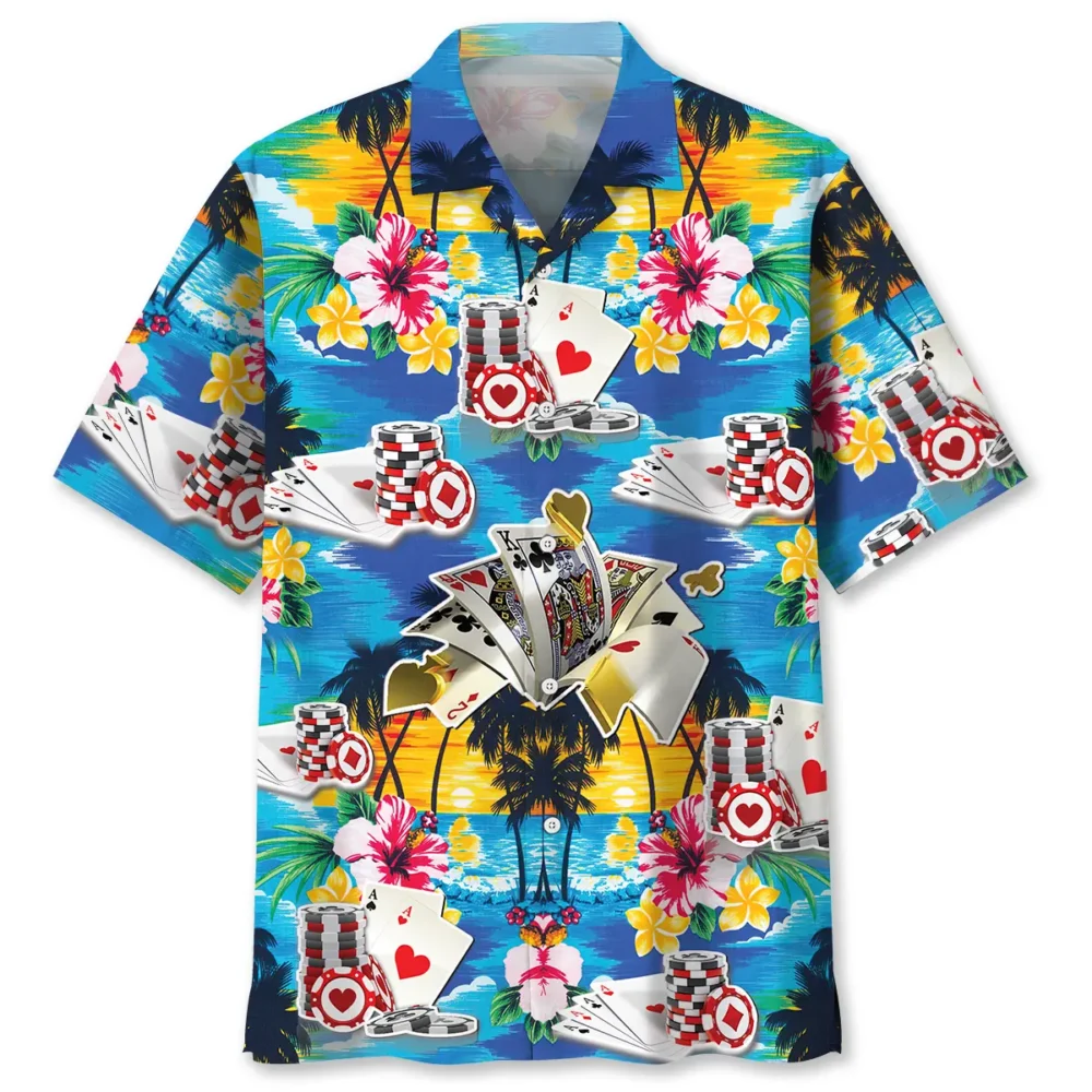 Poker Tropical Hawaiian Shirt BS2763065 - Been Store