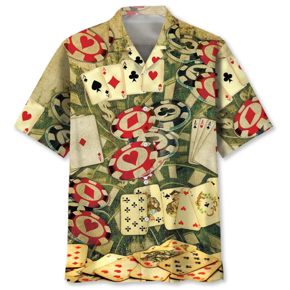 Poker Vintage Hawaiian Shirt BS2763067 - Been Store