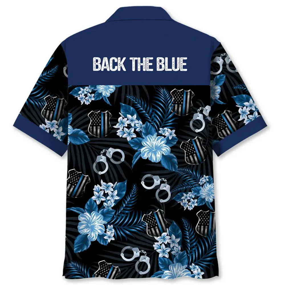 Police Back The Blue Hawaiian Shirt BS2763882 - Been Store