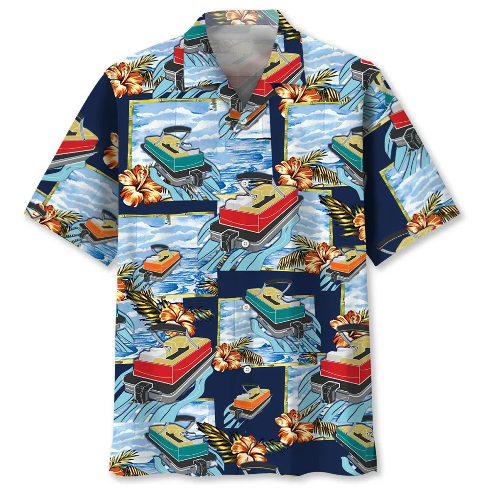 Pontoon Vintage Hawaiian Shirt BS2763128 - Been Store