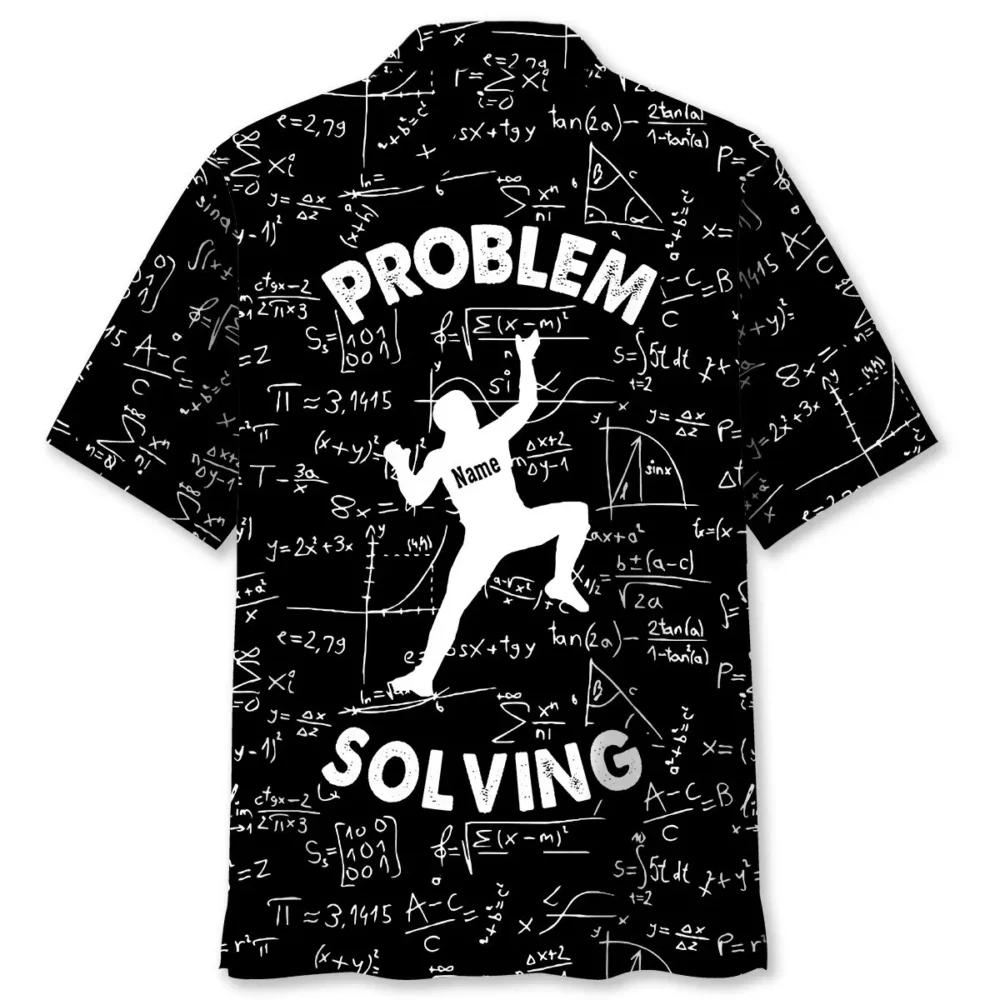 Problem Solving Funny Math Custom Name Hawaiian Shirt BS2763952 - Been Store