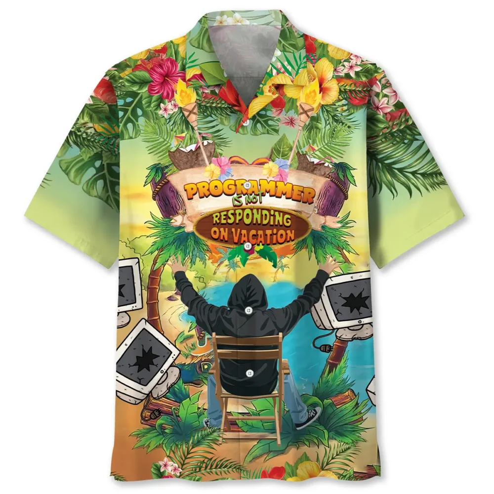Programmer Vacation Mode On Hawaiian Shirt BS2763817 - Been Store