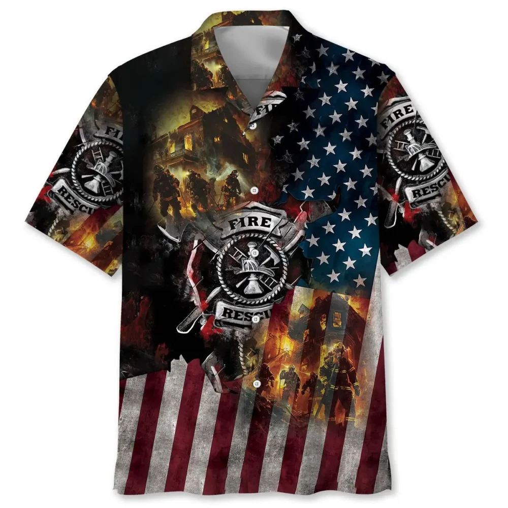 Proud Of Firefighter Hawaiian Shirt BS2763612 - Been Store