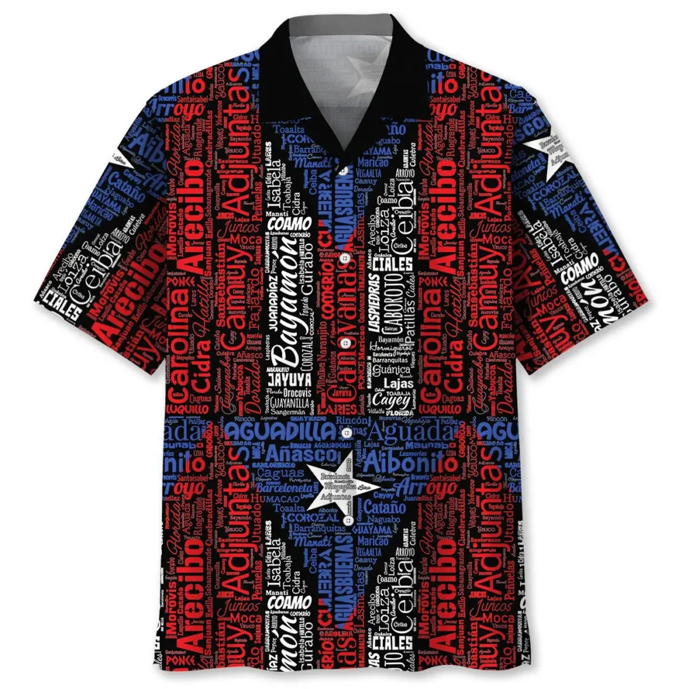Puerto Rico Flag Hawaiian Shirt BS2763745 - Been Store