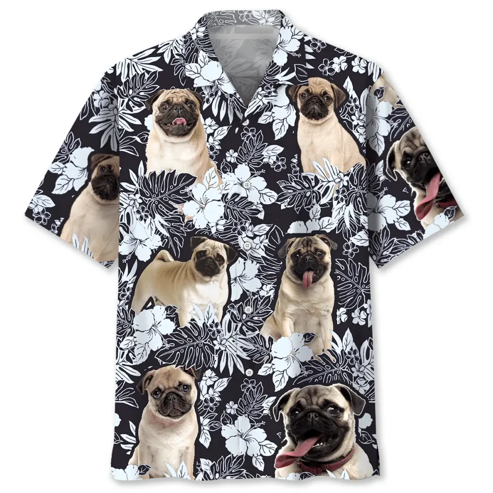 Pug Tropical Men Hawaiian Shirt BS2762999 - Been Store