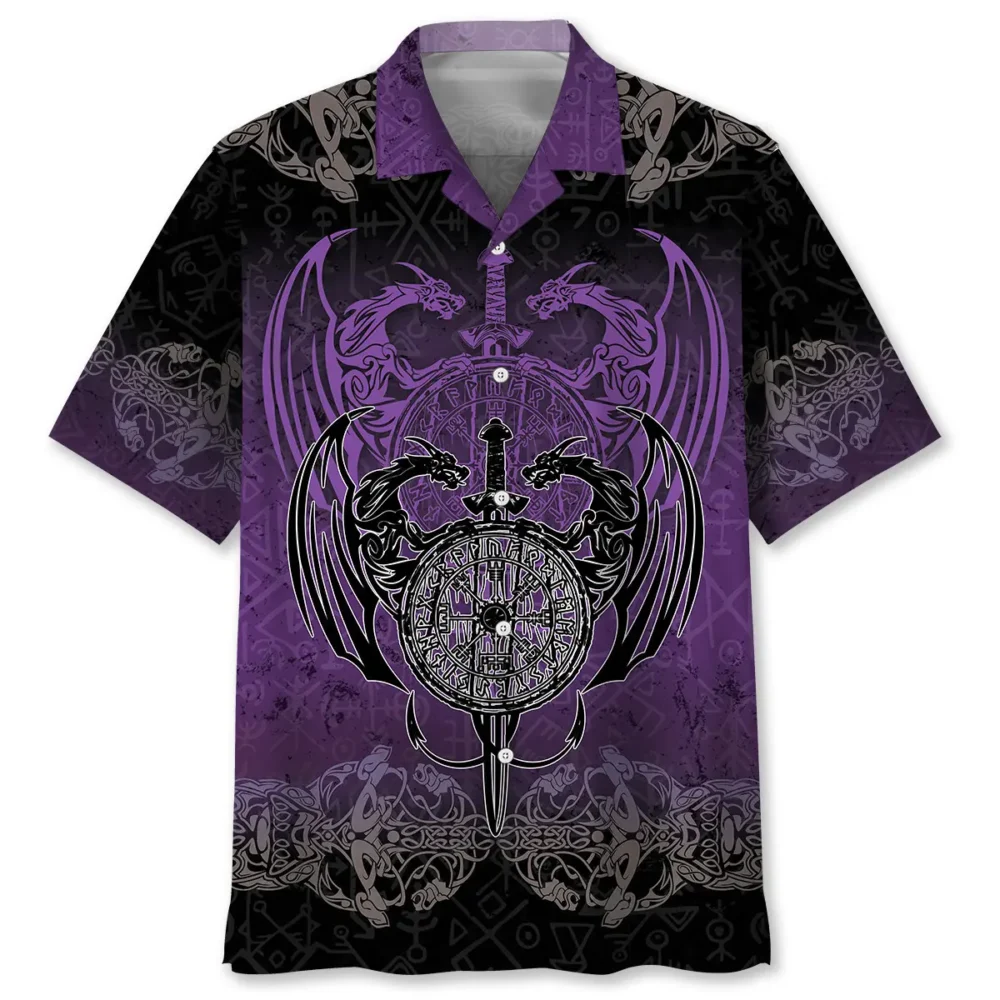 Purple Dragon Hawaiian Shirt BS2763123 - Been Store