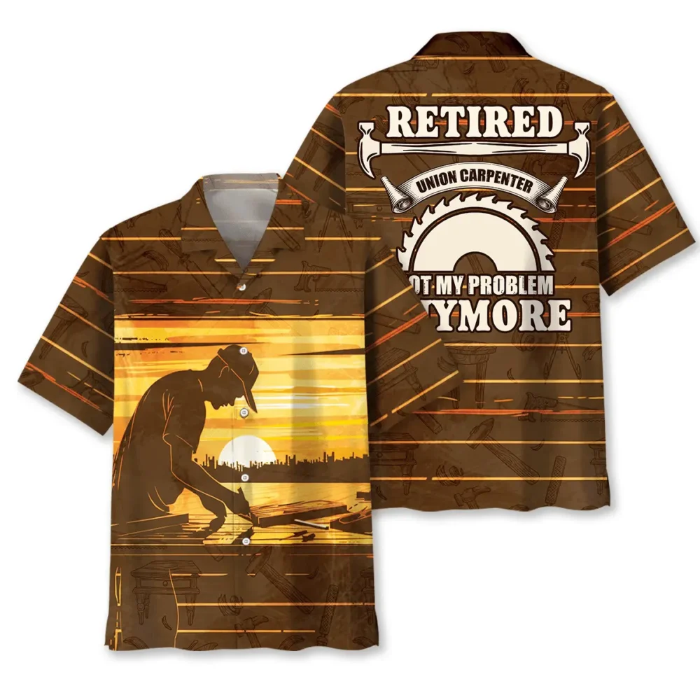 Retired Carpenter Hawaiian Shirt BS2763913 - Been Store