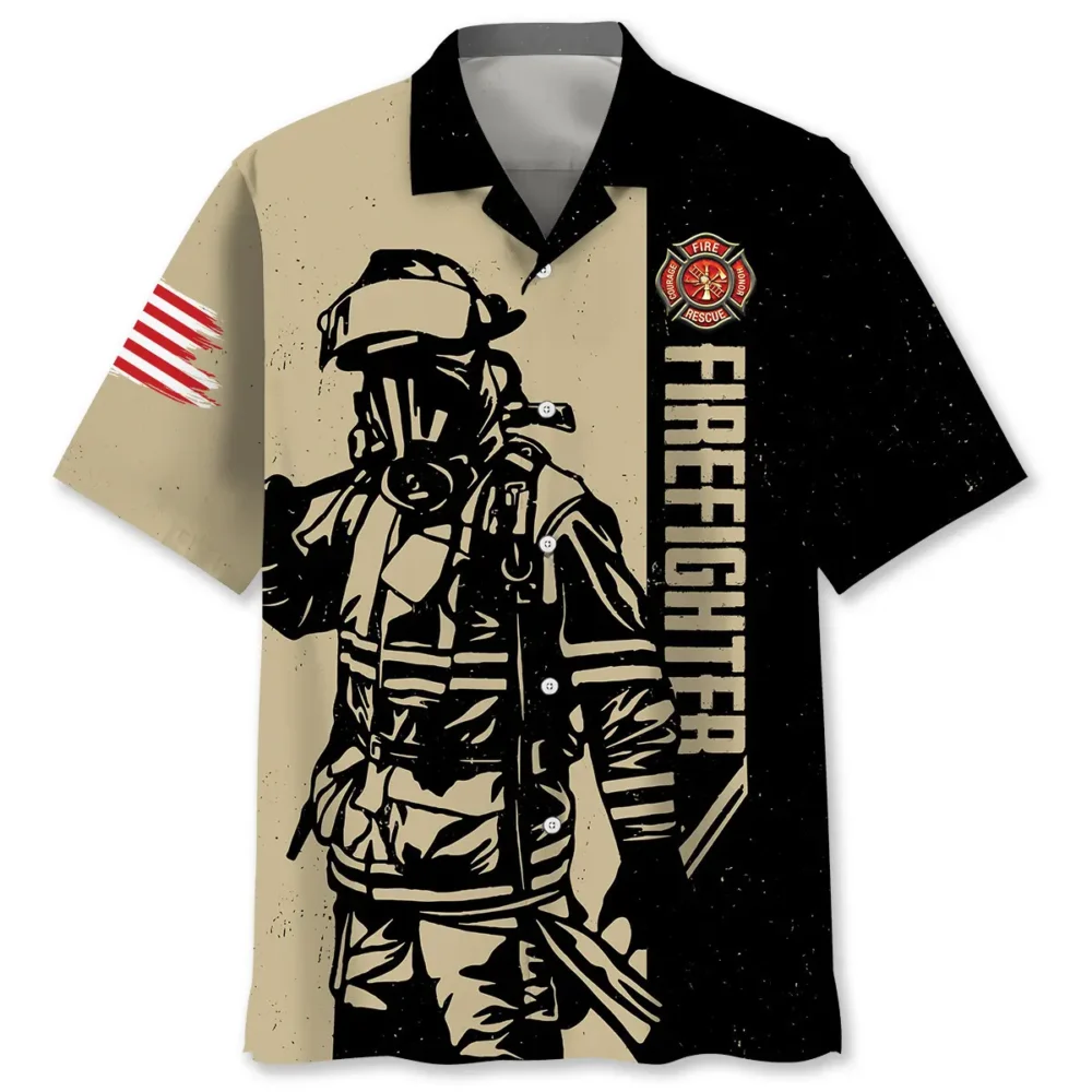 Retired Firefighter Dad Grandpa Hawaiian Shirt BS2763655 - Been Store