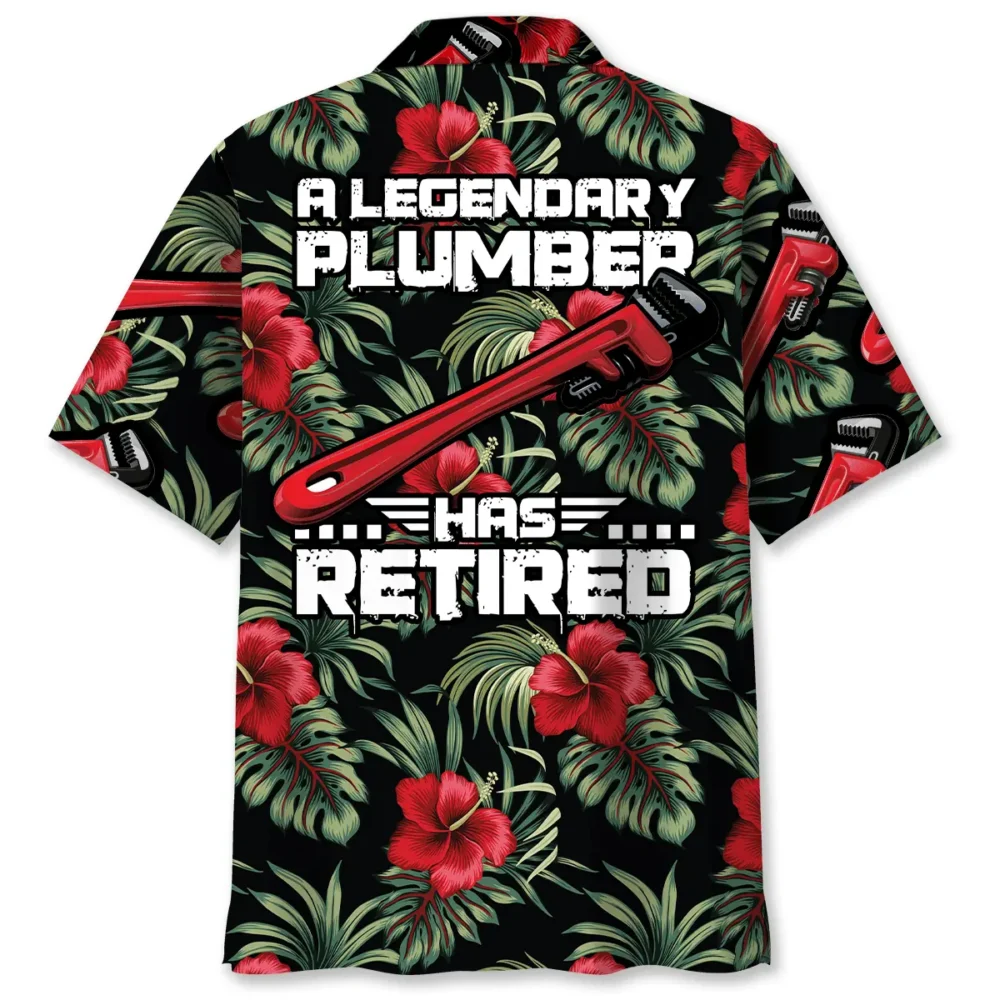 Retired Plumber Hawaiian Shirt BS2763956 - Been Store