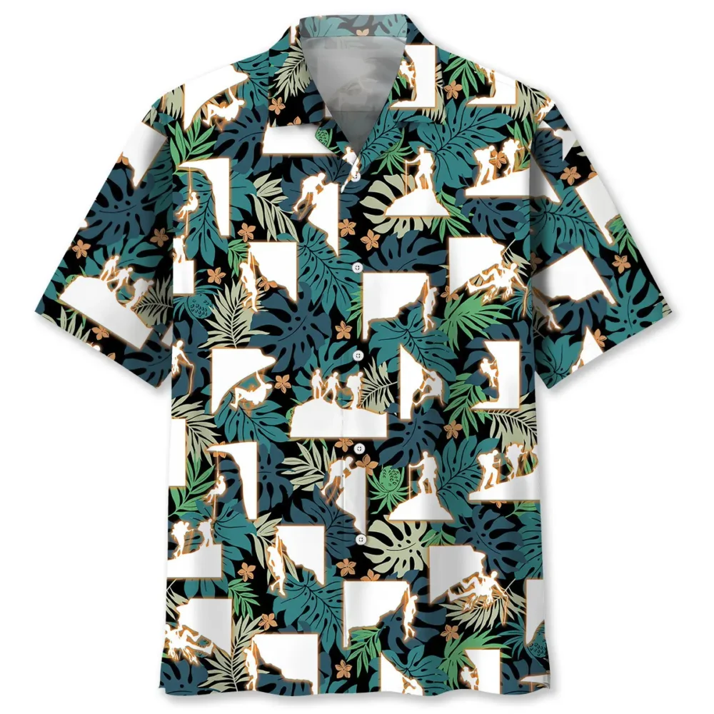 Retro Mountain Climbing Hawaiian Shirt BS2763144 - Been Store