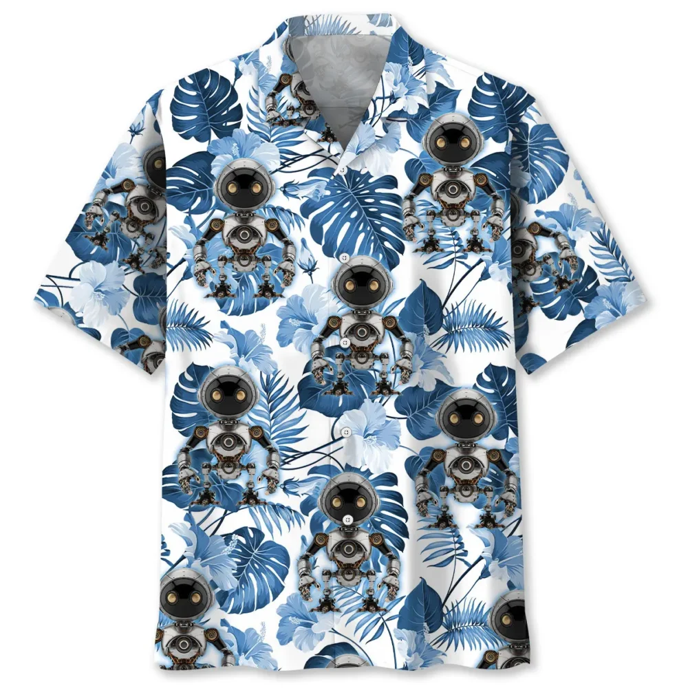 Robotic Hawaiian Shirt BS2763439 - Been Store